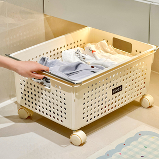 浴室柜下脏衣篓家用脏衣服收纳筐高颜值轻奢脏衣篮洗衣篮收纳神器