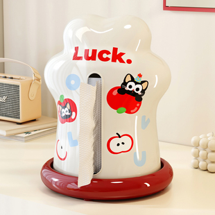 纸巾盒客厅桌面创意高级感2025新款可爱抽纸盒卧室家用餐巾纸盒子