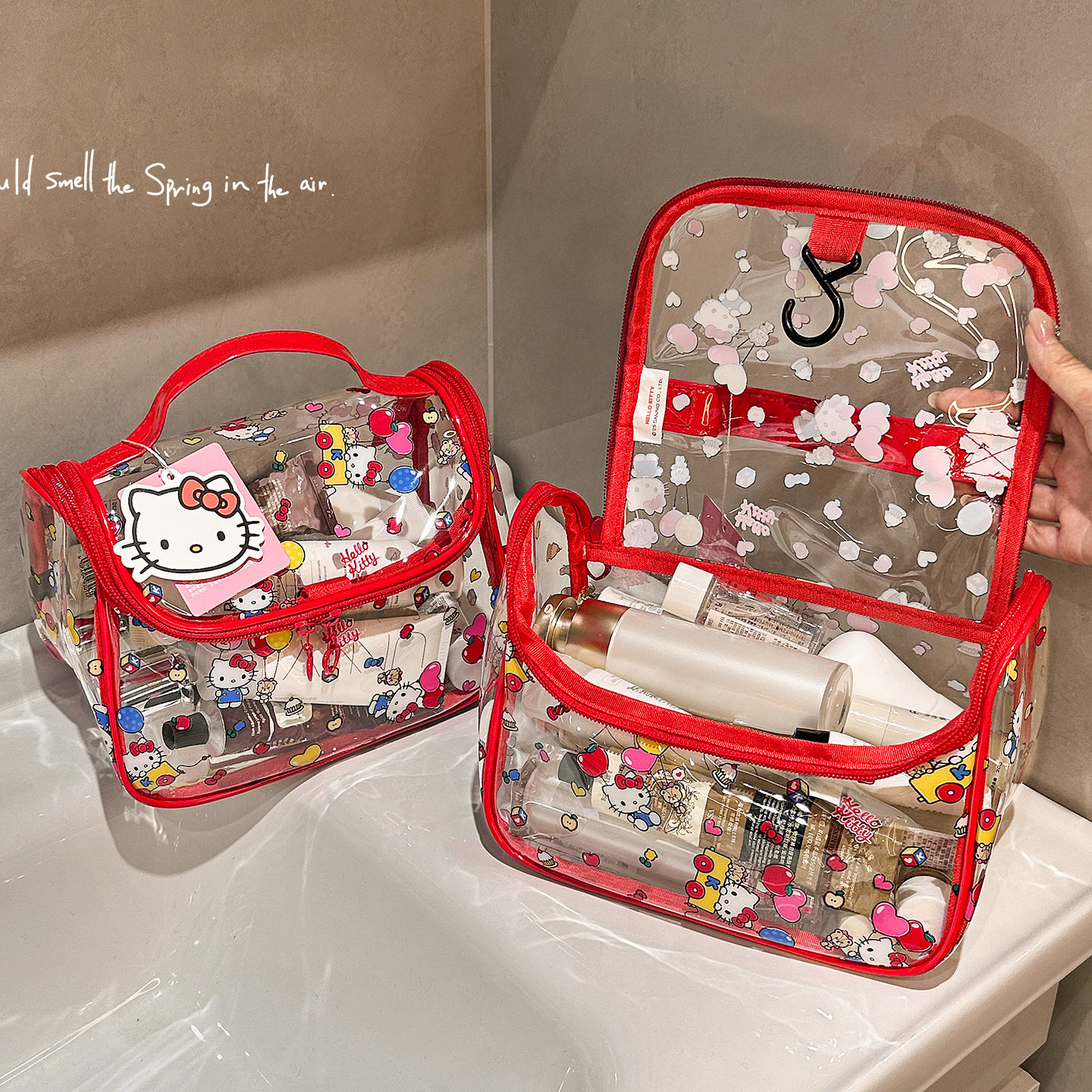 可爱HelloKitty化妆包图片