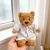 仅售娃衣 16cm巴塞罗熊着替毛绒玩泰迪小熊娃衣小熊蝴蝶结连体衣