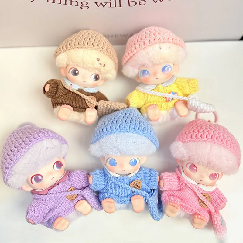 DIMOO新生日记系列娃衣搪胶毛绒挂件毛衣针织衫潮玩盲盒替换衣服