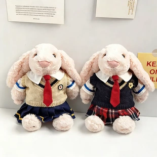 仅娃衣】Jely&cat邦尼兔玩偶学院娃衣湛蓝优等生套装32cm公仔着替