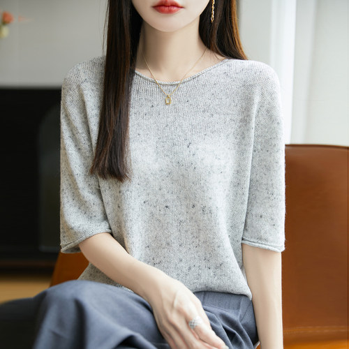 夏季一线成衣亚麻和纸纱T恤