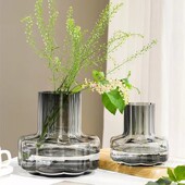 玻璃水培花瓶透明玻璃花瓶 饰品礼品 现代简约家居装