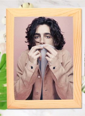 提莫西查拉梅周边Timothée Chalamet甜茶玻璃相框画摆台diy定制