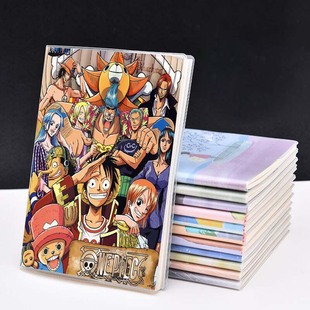 海贼王动漫周边套胶笔记本手帐本子路飞乔巴记事作业本男女生文具
