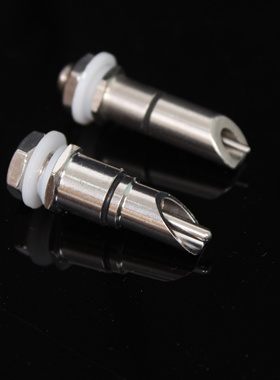 304不锈钢撞针水嘴DIY饮水器龙猫鹦鹉兔子饮水器粗细撞针水壶配件