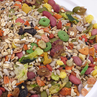 鹦鹉无壳熟化饲料种子粮鸟粮灰鹦鹉折中金太阳和尚中大型葵花500g