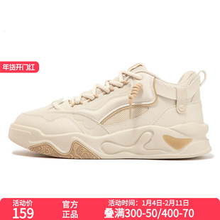 骨头鞋361加绒男鞋运动鞋2025冬季新款加毛休闲鞋大棉鞋高帮板鞋