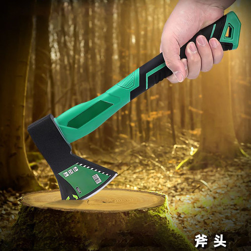 木工斧子五金园林工具木柄斧头伐木野营开山斧户外便携斧头砍柴