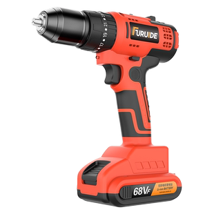 手电钻家用冲击钻转小手枪钻锂电工具多功能电锤充电式电动螺丝刀