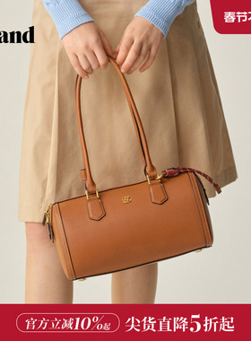 Eland衣恋女士包袋手提包波士顿廓形斜挎包2025冬季新款