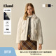 翻领菱格外套冬新款 Eland衣恋羽绒服女短款 华夫饼&防泼水