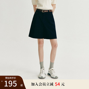 子夏季 Eland衣戀五分褲 女寬松高腰休閑褲 款 辣妹短褲