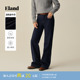 长裤 女宽松显瘦喇叭裤 Eland衣恋牛仔裤 2025冬新款 活性染牛仔