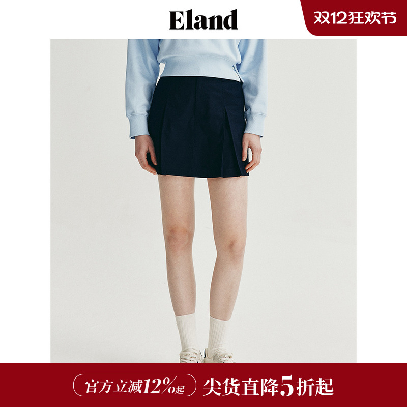 ELAND休闲小A型俏皮裙裤