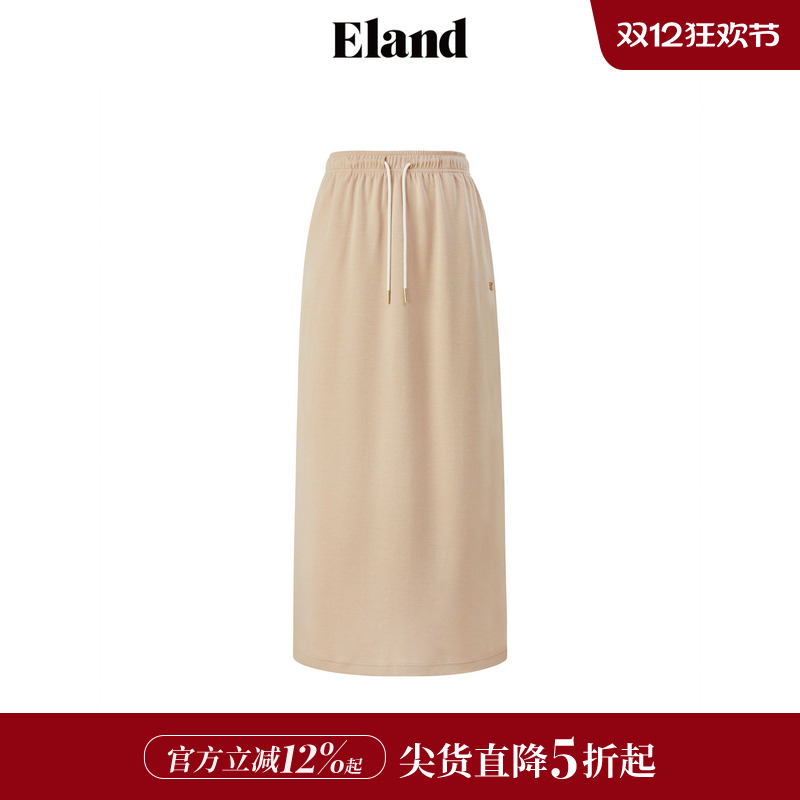 ELAND高级直筒显瘦长裙半身裙