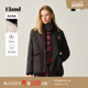 2025冬新款 ELand衣恋棉服女菱格中长款 拒水科技 含绵羊毛