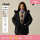 新款 Eland衣恋羽绒服女毛领加厚外套2025冬季 特氟龙三防&鹅绒
