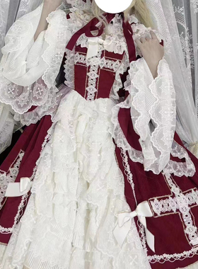 现货掉落 天使2型OP织火 华丽lolita花嫁doll感姬袖重工裙