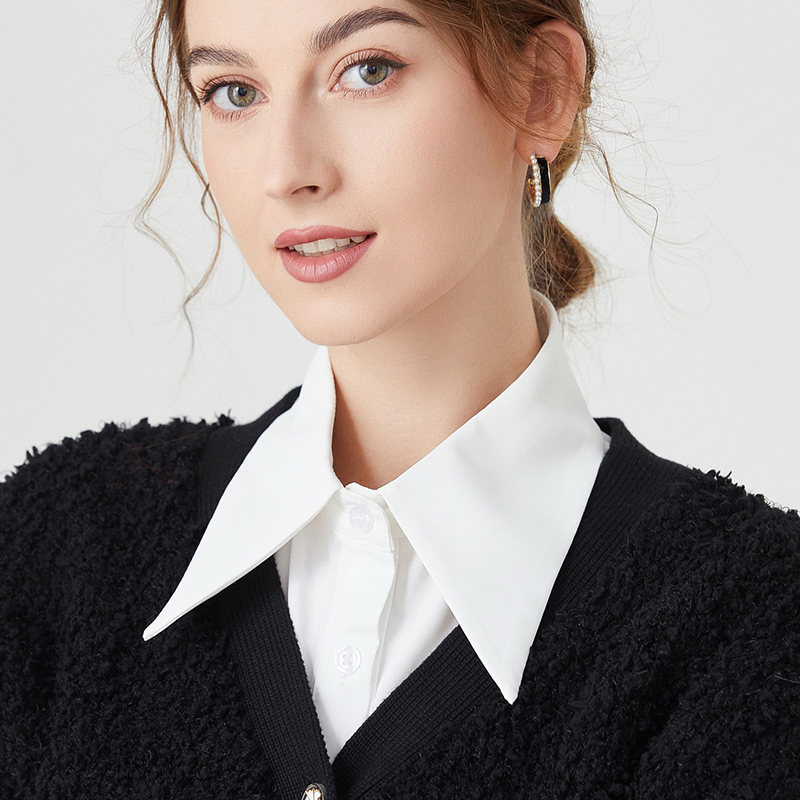 秋冬多功能毛衣卫衣假衣领