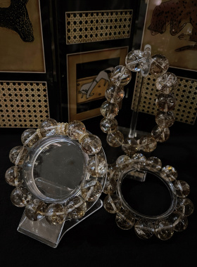 高级定制·稀有矿金珀锦鲤款水晶手串富贵名媛款