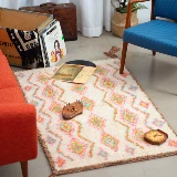 Дизайнерский импортный ковер, Индия, стиль бохо