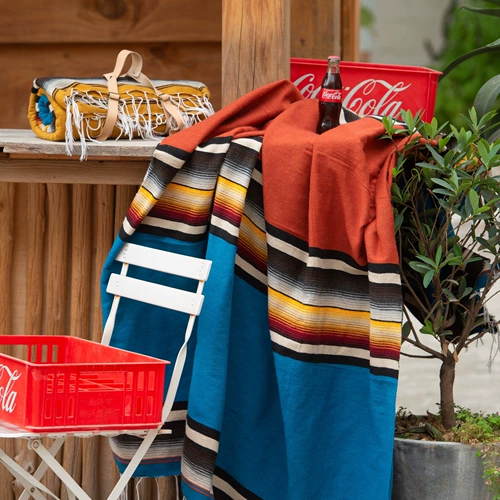 Мексиканская джунгли для кемпинга одеяло рука -Полосы