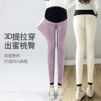 孕妇装冬装托腹裤子冬季怀孕长裤