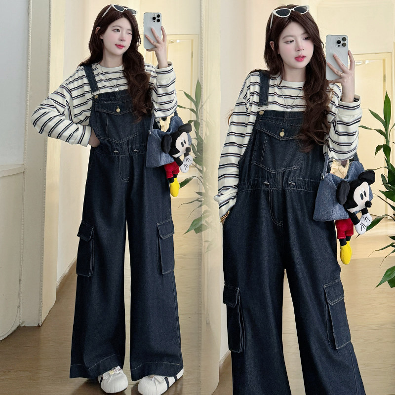 孕妇装春装长袖条纹上衣春季牛仔背带裤时尚休闲两件套孕妇套装春,孕妇装/孕产妇用品/营养,套装,淘宝优惠券,粉丝福利购,淘宝优惠卷