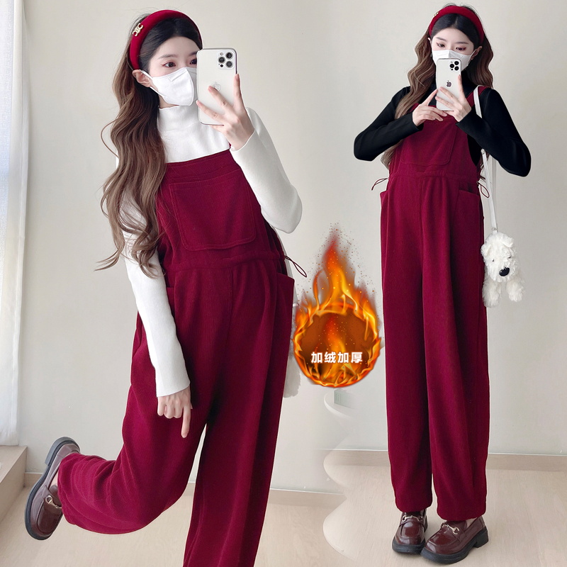 孕妇冬装怀孕裤子冬季外穿休闲裤