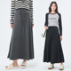 休闲显瘦中长款 孕妇装 外穿半身裙宽松大码 抽绳裙子春季 孕妇裙 春装