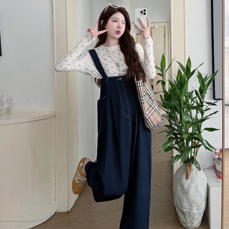 孕妇装春装长袖印花上衣春季牛仔背带裤春秋休闲两件套孕妇套装春,孕妇装/孕产妇用品/营养,套装,淘宝优惠券,粉丝福利购,淘宝优惠卷