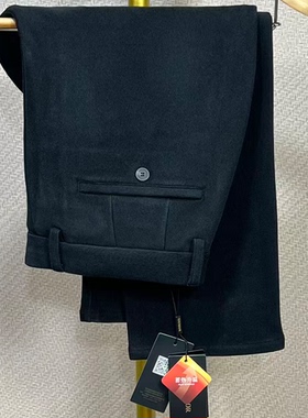 蓄热保暖雅戈尔男秋冬休闲裤灯芯轻厚直筒弹力绒面长裤319922AWA