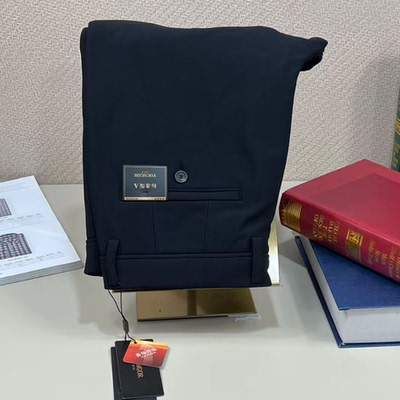 雅戈尔秋冬新款男休闲直筒厚长裤