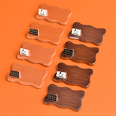 微缩仿真原木色食玩托盘子娃屋捏捏装 饰方盘摆件手工diy树脂配件