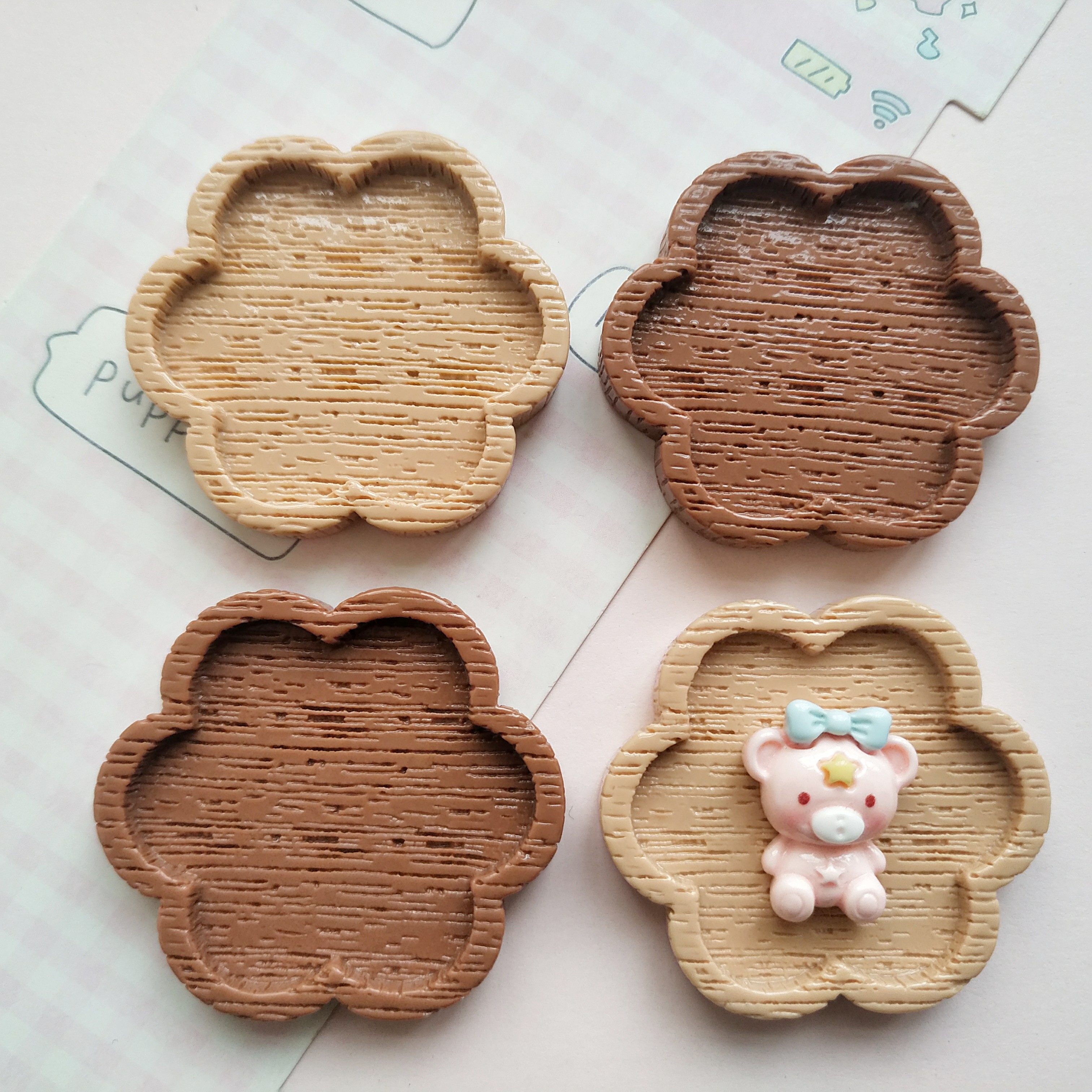 微缩仿真原木色食玩花朵盘子娃屋捏捏装饰盘摆件手工diy树脂配件,饰品/流行首饰/时尚饰品新,其他DIY饰品配件,淘宝优惠券,粉丝福利购,淘宝优惠卷