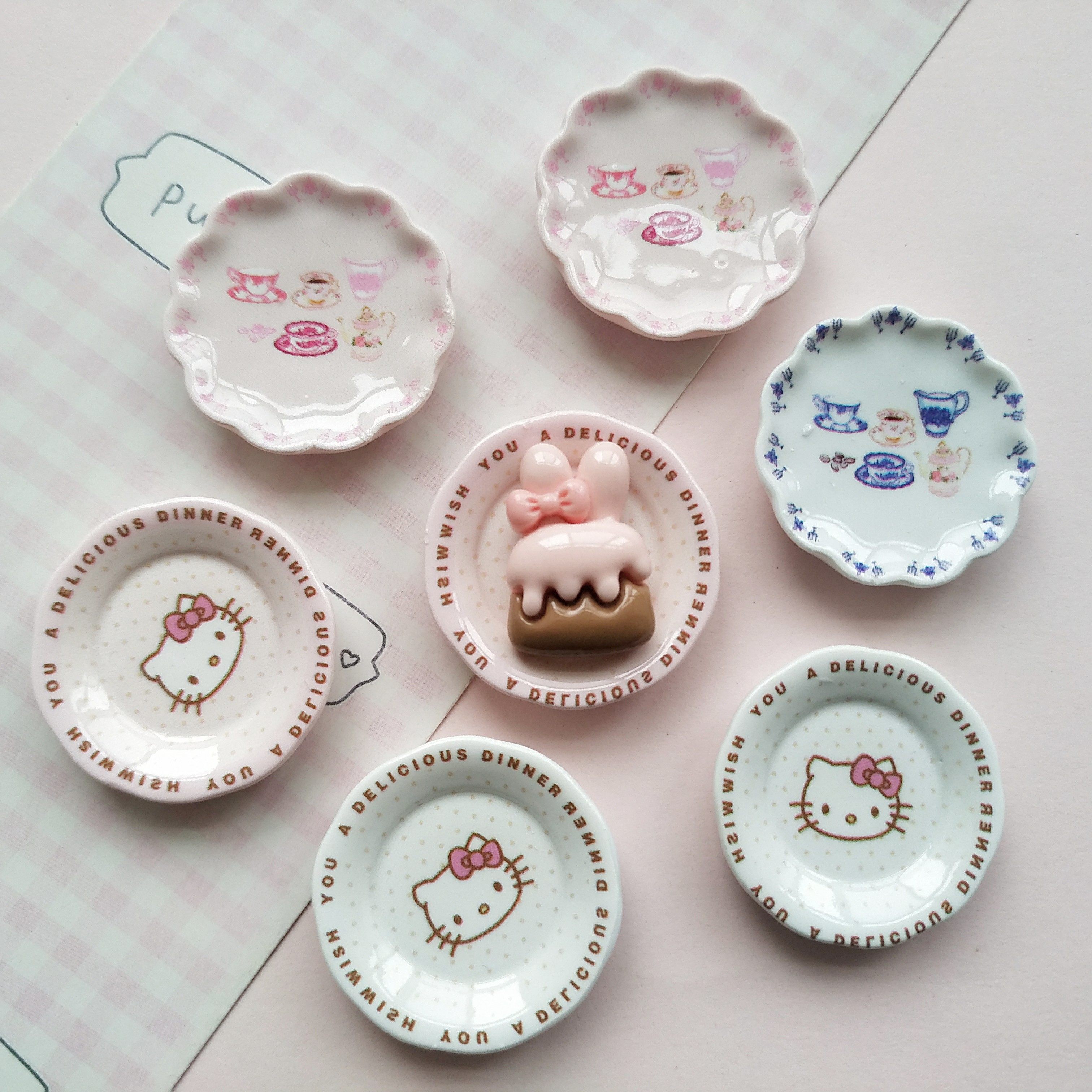 微缩仿真猫咪餐具食玩盘子小鼻嘎捏捏装饰盘摆件手工diy树脂配件,饰品/流行首饰/时尚饰品新,其他DIY饰品配件,淘宝优惠券,粉丝福利购,淘宝优惠卷