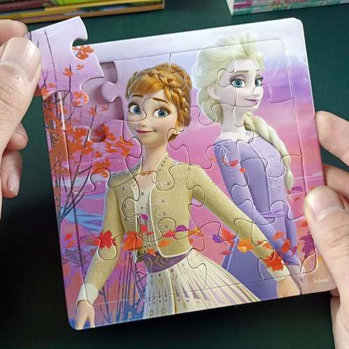 爱莎公主拼图幼儿童益智平图小女孩3到6岁2宝宝4冰雪奇缘艾莎玩具
