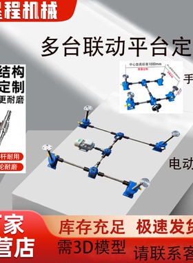 四台联动SWL丝杆升降机平台手摇电动蜗轮小型螺旋升降器提升机HK