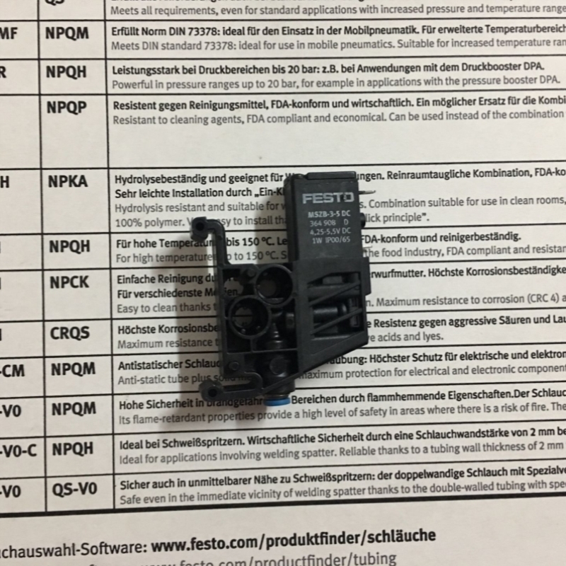 议价FESTO电磁阀 MZBH-3-0,5-AW-QS-3-5DC 170011 MSZB-3-5-DC 36