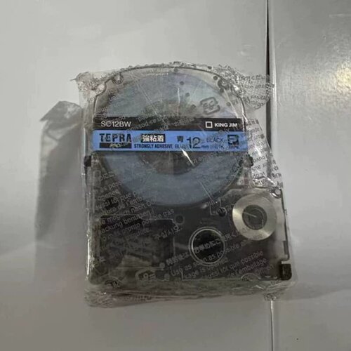 议价TEPRA PRO标签机色带SC12BW，12mm青色，全新议价