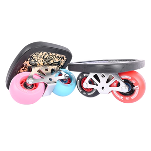 一豹弧线轮漂移板蓝魔轮刷街代步成人儿童分体滑板大板