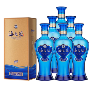 2022新版 洋河蓝色经典海之蓝42度480mL*6瓶 官方自营旗舰店