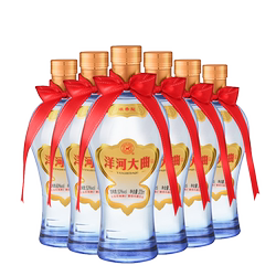 洋河大曲52度375mL* 6瓶装 官方自营旗舰店 浓香型白酒