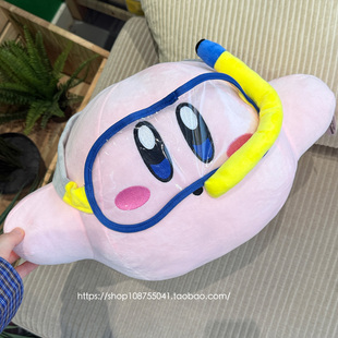 星之卡比床上摆件日本潜水员抱枕礼物kirby游戏动漫周边