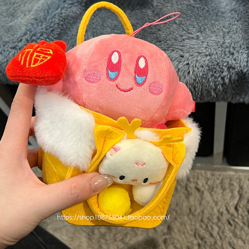 星之卡比新年小挂件 可爱节日礼物冬季Christmas元旦创意玩偶车挂,玩具/童车/益智/积木/模型,毛绒/玩偶/公仔/布艺类玩具,淘宝优惠券,粉丝福利购,淘宝优惠卷