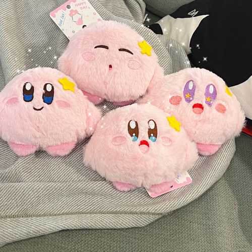 星之卡比挂件零钱口袋毛绒耳机包