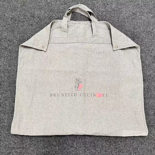 现货亚麻收纳袋BC衣架防尘袋