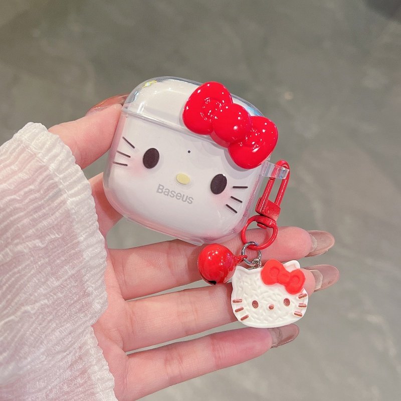 适用于Baseus倍思e3耳机保护套TPU软壳E3无线蓝牙耳机套防摔E 3保护壳简约可爱e3充电仓盒新款KT猫网红,3C数码配件,耳机保护套,淘宝优惠券,粉丝福利购,淘宝优惠卷